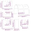 vidaXL Lit mezzanine enfants avec tunnel sans matelas 90x190 cm