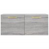 vidaXL Armoire murale sonoma gris 80x36,5x35 cm bois d'ing&eacute;nierie