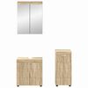 vidaXL Ensemble de mobilier de salle de bain TULUM Ch&ecirc;ne Sonoma