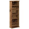 vidaXL Meuble CD Bois ancien 60 x 17 x 92 cm Bois d'ing&eacute;nierie