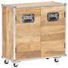 vidaXL Buffet avec 2 portes 70x30x69 cm Bois de manguier massif
