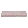 vidaXL Tapis d'escalier 30 pi&egrave;ces 65 x 21 x 4 cm Blanc et rose Bordure rectangulaire