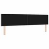 vidaXL T&ecirc;te de lit avec t&ecirc;te de lit Gris clair 200 cm Cuir synth&eacute;tique