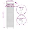 vidaXL Store pliss&eacute; rose 60x200 cm largeur du tissu 59,4 cm polyester