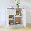 vidaXL Buffet Blanc 60x30x70 cm Bois d'ing&eacute;nierie