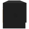 vidaXL Garde-robe noir 100x32,5x35 cm bois d'ing&eacute;nierie