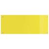 vidaXL Protection de cuisine 2 pcs Jaune 100 x 40 cm verre trempé
