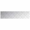 vidaXL Nez de marche Rectangulaire 2 pcs Argent&eacute; 100 x 25 cm Aluminium