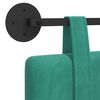 vidaXL T&ecirc;te de lit suspendue Turquoise 210 x 55 x 5 cm Velours