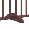 vidaXL Barri&egrave;re pour chien porte pliable 15 panneaux bois de peuplier