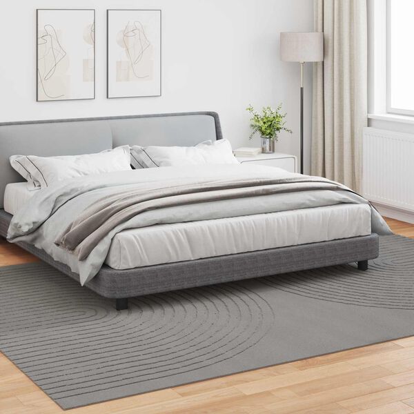 vidaXL Tapis de surface Rectangulaire Gris 340 x 240 cm