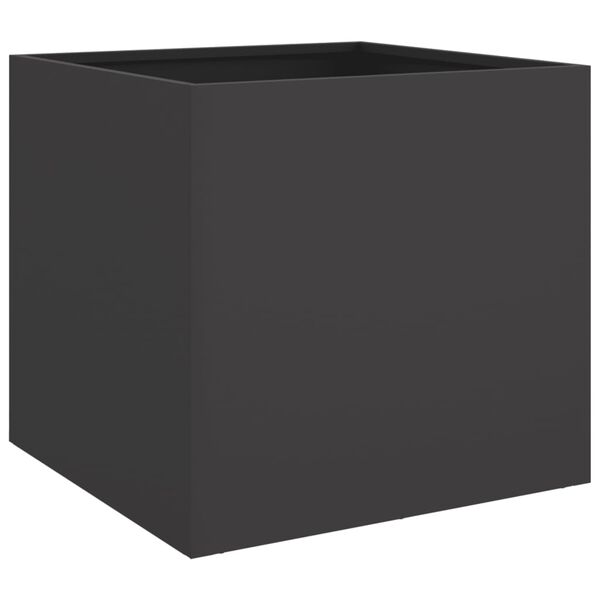 vidaXL Jardini&egrave;re noir 49x47x46 cm acier