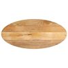 vidaXL Dessus de table 110x50x2,5 cm ovale bois massif de manguier