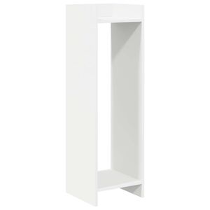 vidaXL Support de Plante Blanc 30 x 30 x 100 cm Bois d'ing&eacute;nierie