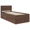 vidaXL Cadre de lit Ch&ecirc;ne brun 75 x 190 cm Bois d'ing&eacute;nierie