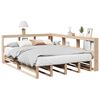 vidaXL Lit biblioth&egrave;que sans matelas 150x200 cm bois massif de pin