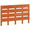 vidaXL T&ecirc;te de lit cire marron 180 cm bois massif de pin
