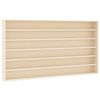 vidaXL Vitrine de collection en bois avec 6 &eacute;tag&egrave;res 100x9x55 cm