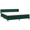 vidaXL Sommier &agrave; lattes de lit et matelas vert fonc&eacute; 200x210cm velours