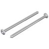 vidaXL Vis 2 pcs Argent&eacute; M6 x 100 mm Acier