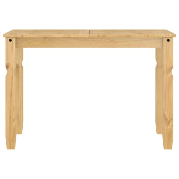 vidaXL Table à manger Corona 112x60x75 cm bois massif de pin