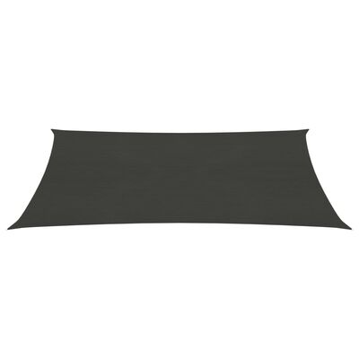 vidaXL Voile d'ombrage 160 g/m² Anthracite 2,5x4 m PEHD