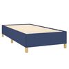 vidaXL Cadre de lit sans matelas bleu 90x190 cm tissu