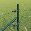 vidaXL Poteau de cl&ocirc;ture. Vert 50 x 0,4 m (maillage de 36 mm)