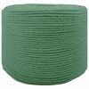 vidaXL Fil de coton 10 pc 2 mm 100 m Vert 100% Coton