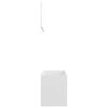 vidaXL Ensemble de meubles de bain 2 pcs Blanc brillant Agglom&eacute;r&eacute;