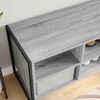 vidaXL Cabinet &agrave; chaussures avec stockage Gris Sonoma 60 x 35 x 44 cm