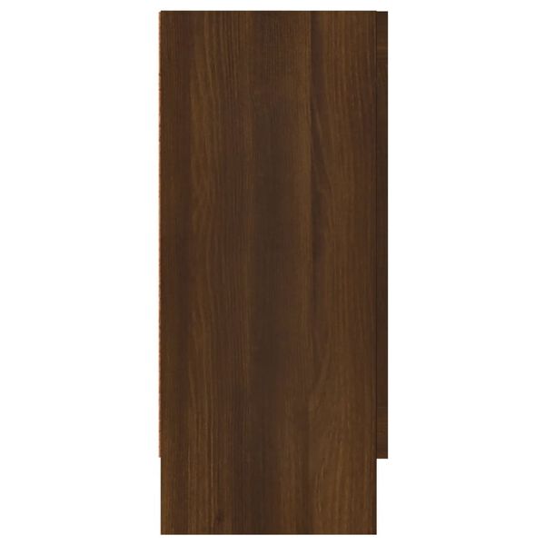vidaXL Buffet Ch&ecirc;ne marron 120x30,5x70 cm Bois d'ing&eacute;nierie