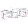 vidaXL Armoires de cuisine d'ext&eacute;rieur 3 pcs bois de pin massif