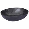 vidaXL Lavabo Noir 53x40x15 cm Marbre