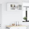 vidaXL Armoire de cuisine Blanc 80 x 31 x 40 cm Bois d'ing&eacute;nierie