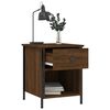 vidaXL Tables de chevet 2pcs ch&ecirc;ne marron 40x42x50cm bois d'ing&eacute;nierie