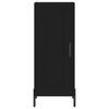 vidaXL Buffet Noir 34,5x34x90 cm Bois d'ing&eacute;nierie