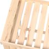 vidaXL Porte-b&ucirc;ches d&rsquo;ext&eacute;rieur 108x52x74 cm Bois massif de pin