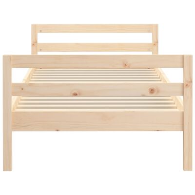 vidaXL Cadre de lit sans matelas 90x200 cm bois de pin massif