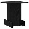 vidaXL Table d'appoint Ch&ecirc;ne noir 35,5 x 35 x 40 cm Bois d'ing&eacute;nierie
