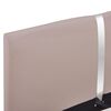 vidaXL Cadre de lit sans matelas cappuccino similicuir 140x200 cm