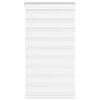 vidaXL Store z&egrave;bre blanc 75x100 cm largeur du tissu 70,9 cm polyester