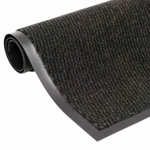 vidaXL Paillasson touffet&eacute; 60x150 cm Noir