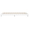 vidaXL Cadre de lit sans matelas blanc brillant 75x190 cm