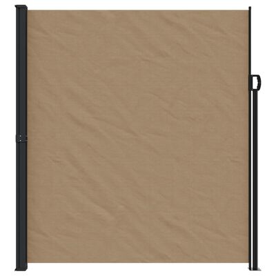 vidaXL Auvent latéral rétractable taupe 220x500 cm