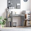 vidaXL Bureau Gris b&eacute;ton 100 x 40 x 90 cm Bois d'ing&eacute;nierie