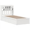 vidaXL Cadre de lit sans matelas blanc 90x200 cm bois de pin massif