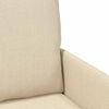 vidaXL Ensembles de canap&eacute;s 3 pcs Cr&egrave;me 115 x 56 x 80 cm Contreplaqu&eacute;