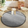 vidaXL Tapis d'ext&eacute;rieur ARAKIL gris &Oslash;160 cm PP