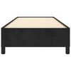 vidaXL Cadre de lit sans matelas noir 90x190 cm velours
